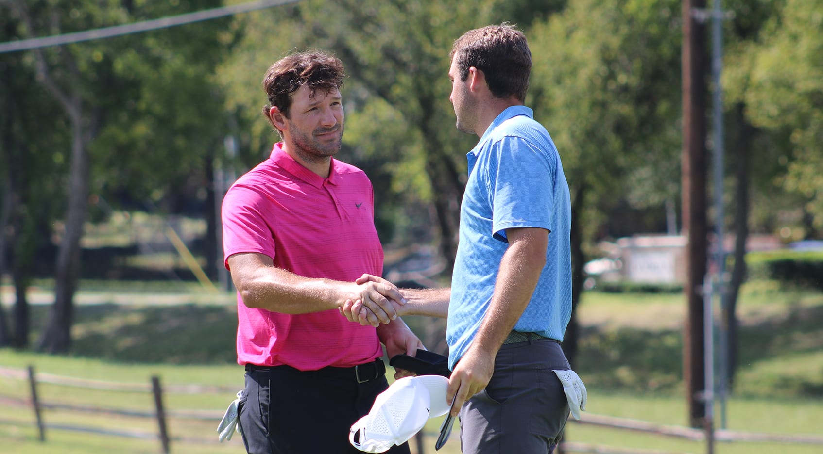 Scottie Scheffler began First Stage of 2018 Q-School alongside Tony Romo. (Preston Smith/PGA TOUR)