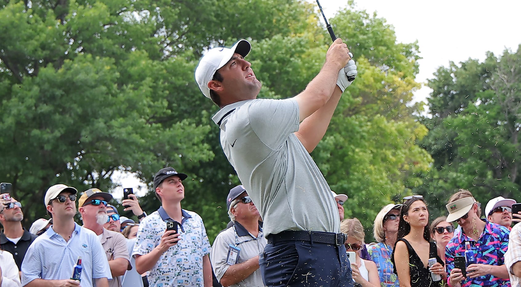 Scottie Scheffler makes Sunday ace at Charles Schwab Challenge PGA TOUR