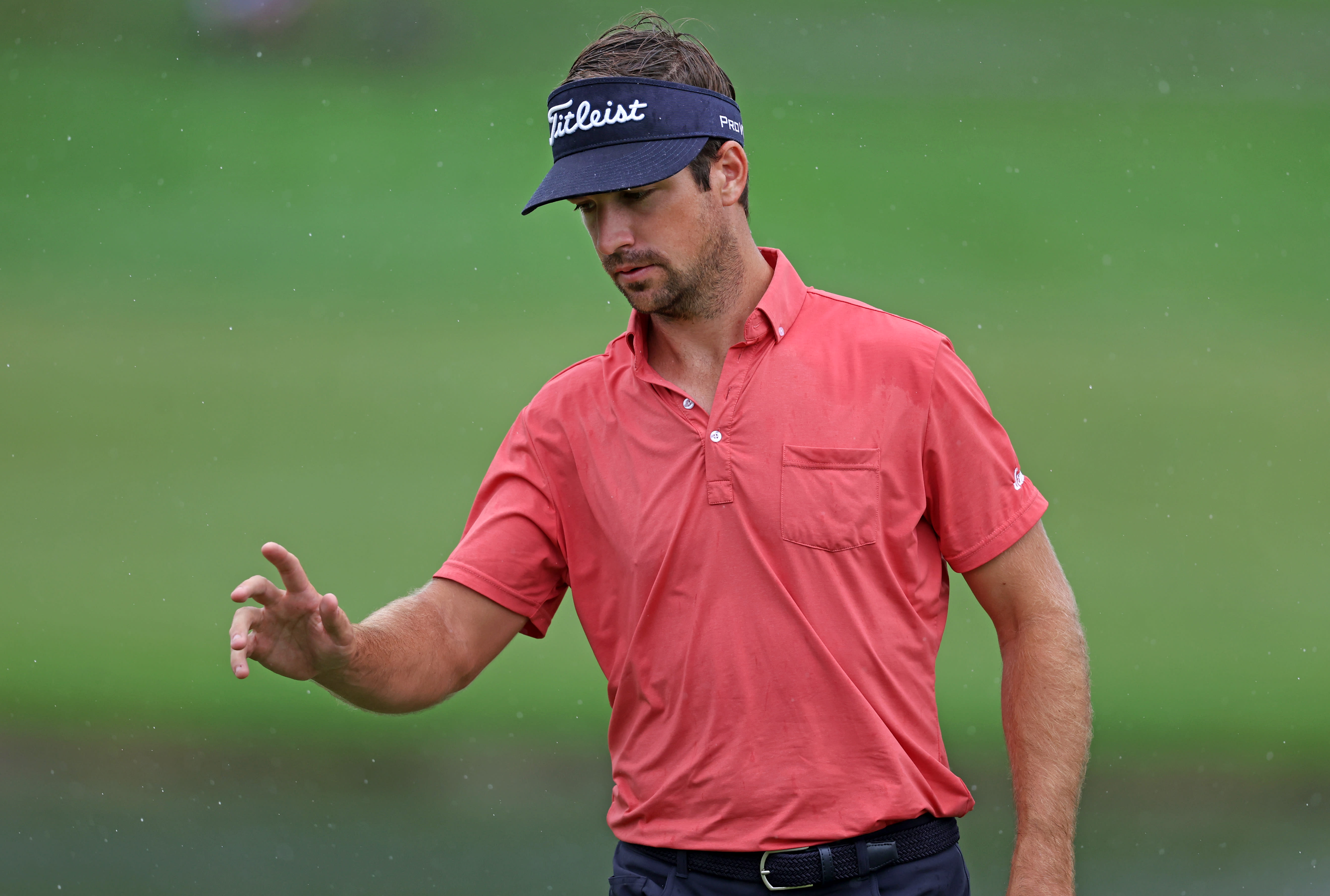 PGA TOUR rookie Trevor Cone shoots 63 to take the lead at rainy Barbasol Championship