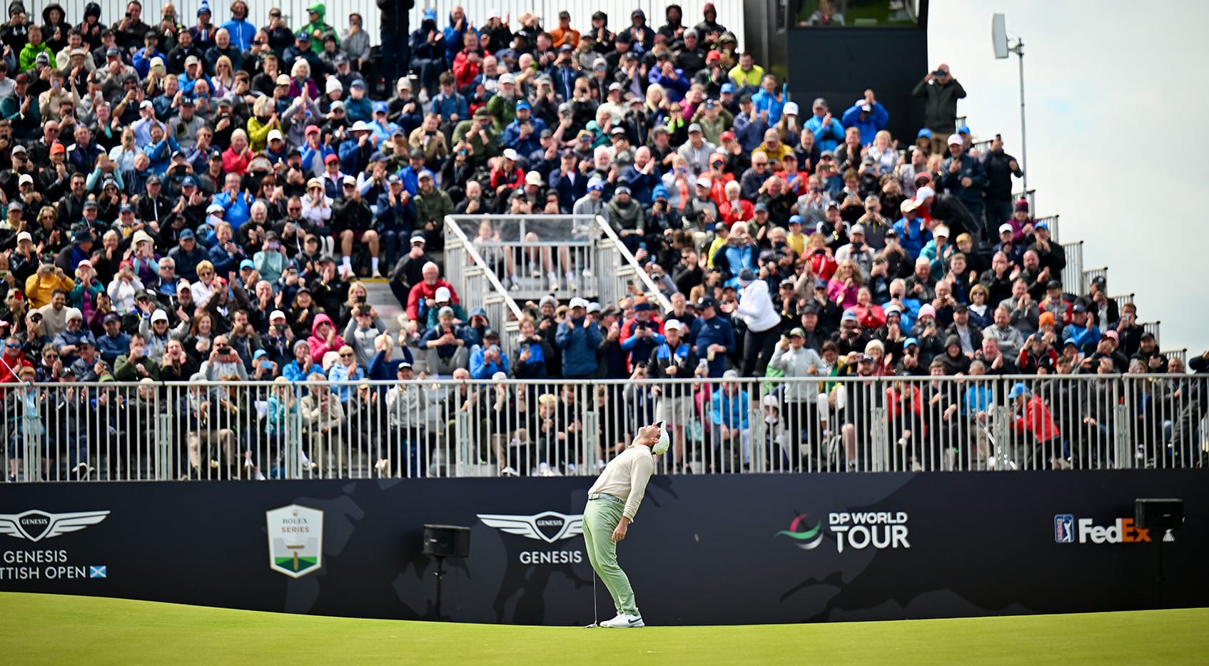 Rory McIlroy finishes with backtoback birdies to win Genesis Scottish