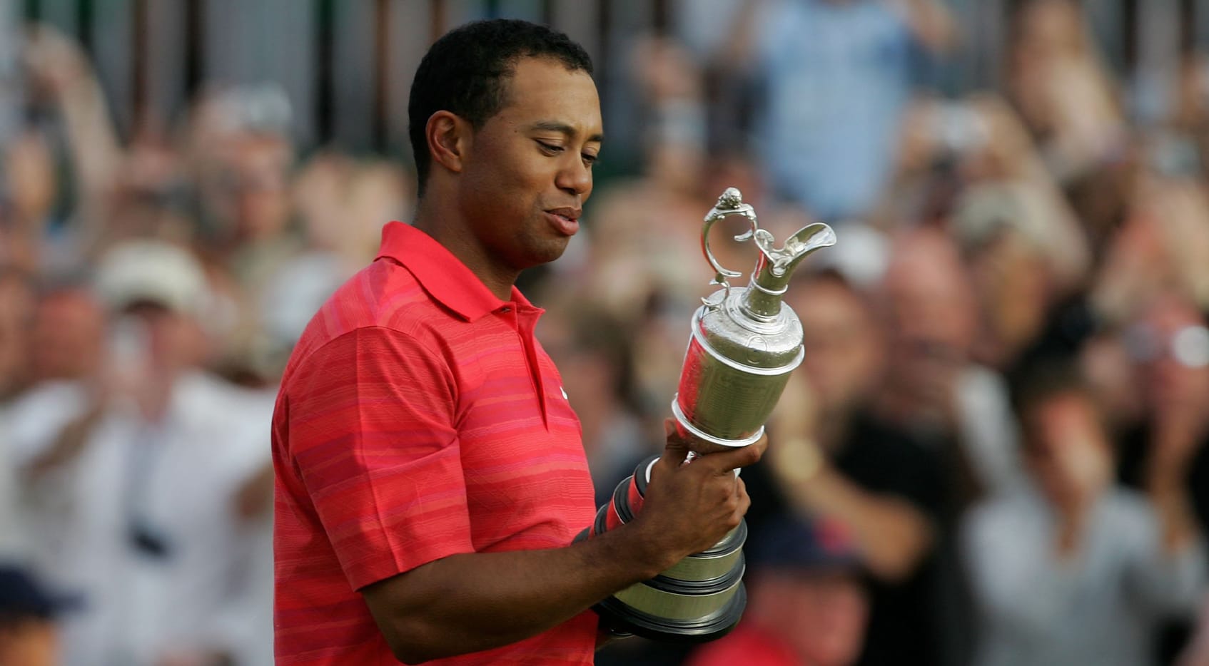 The clubs that Tiger Woods used to win the 2006 Open Championship at