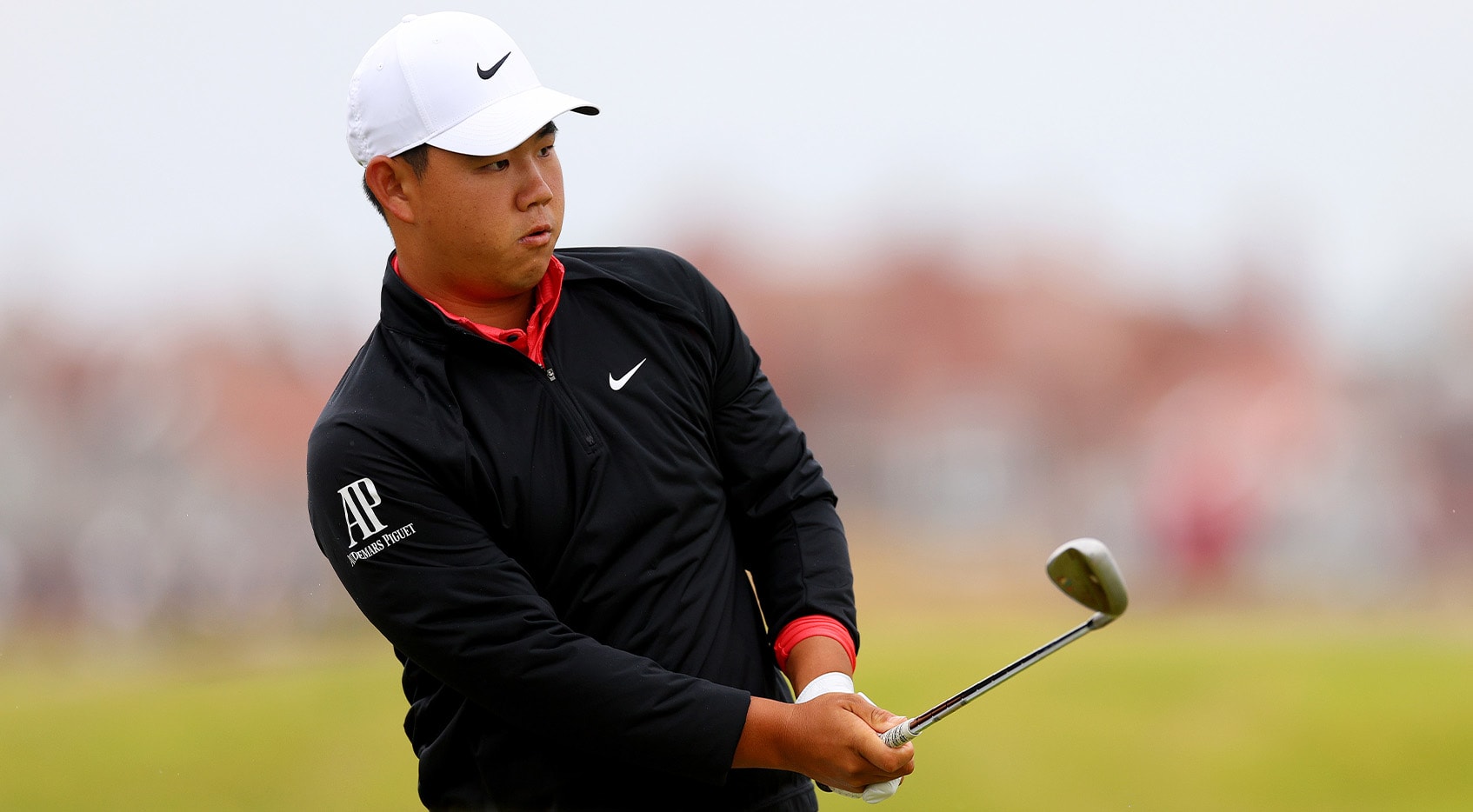 Tom Kim overcomes ankle injury to shoot 68 at The Open - PGA TOUR