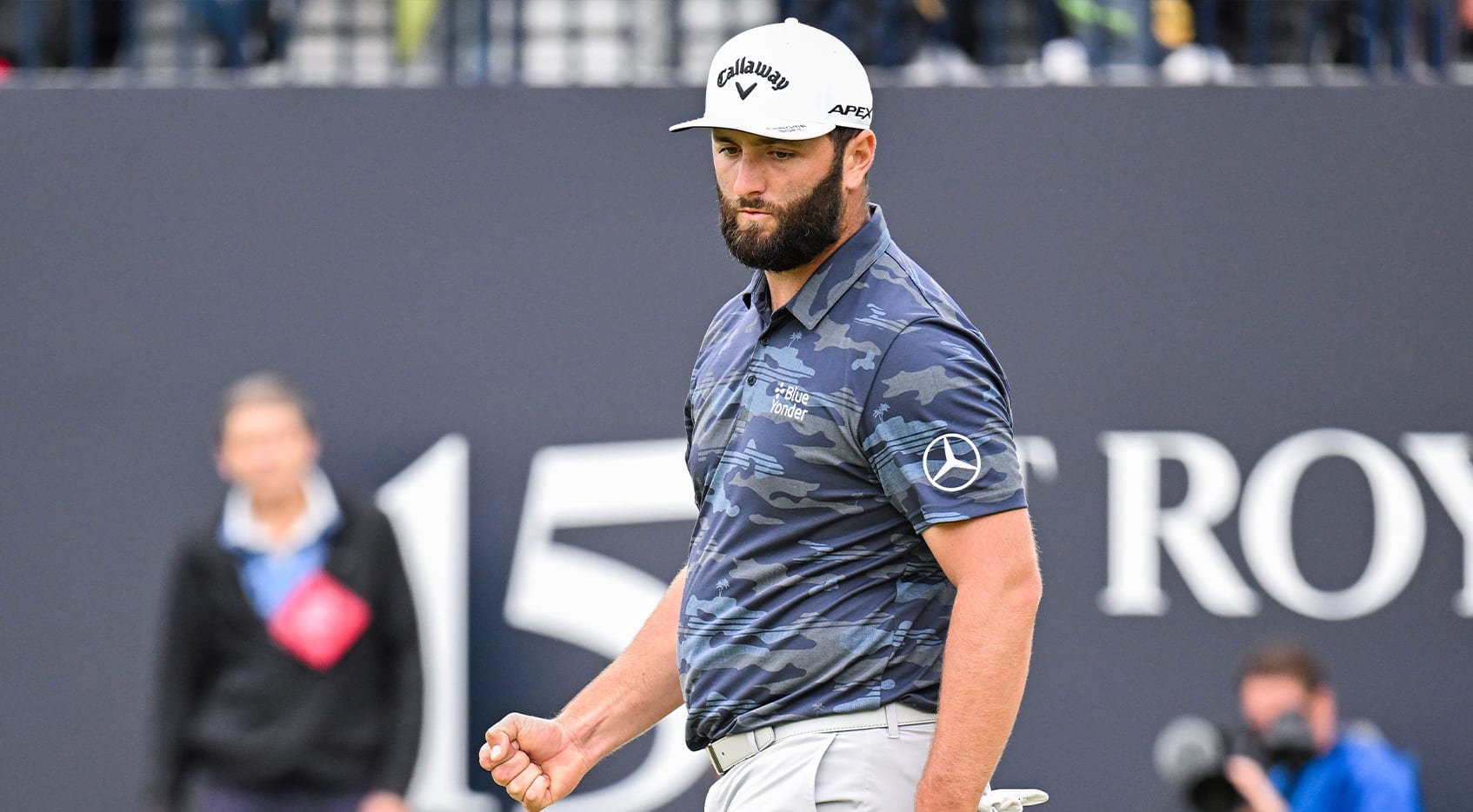 Jon Rahm cards course-record 63 to make major move at The Open