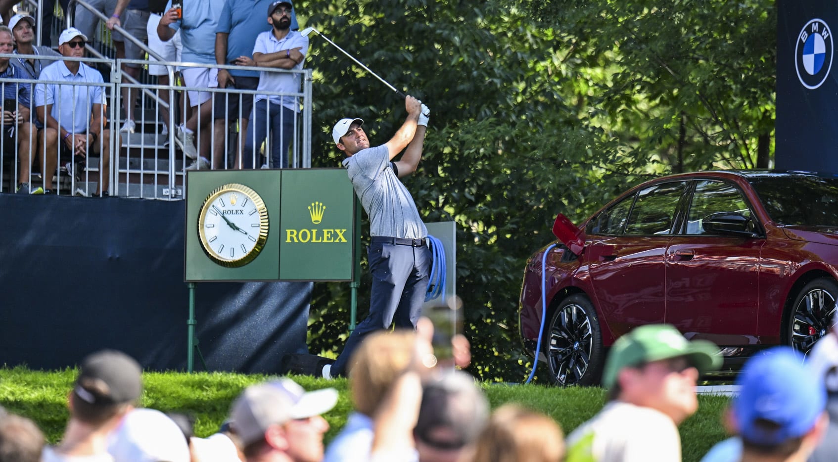 Matt Fitzpatrick, Scottie Scheffler share BMW Championship lead PGA TOUR