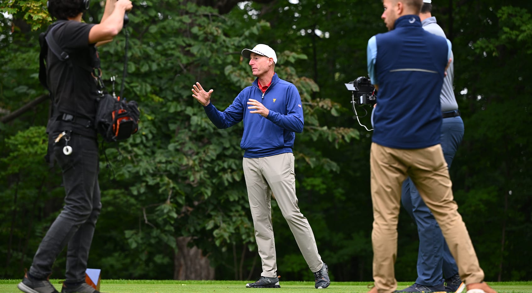Presidents Cup captains Jim Furyk, Mike Weir share first impressions of Royal Montreal Golf Club