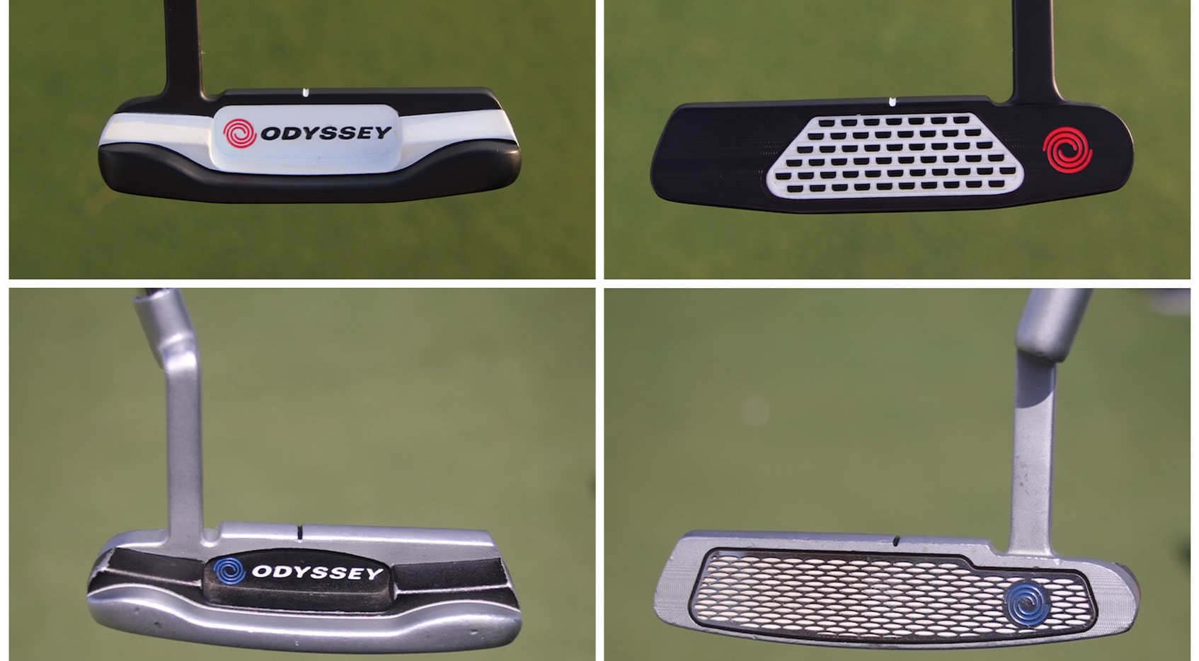 Ludvig Åberg's 2023 Odyssey White Hot Versa One (top) vs 2015 Odyssey Works Versa #1 (bottom) (Courtesy of GOLFWRX)