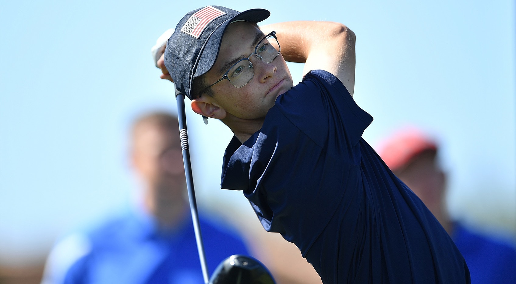 Billy Davis hits it tight to set up birdie at World Wide Technology