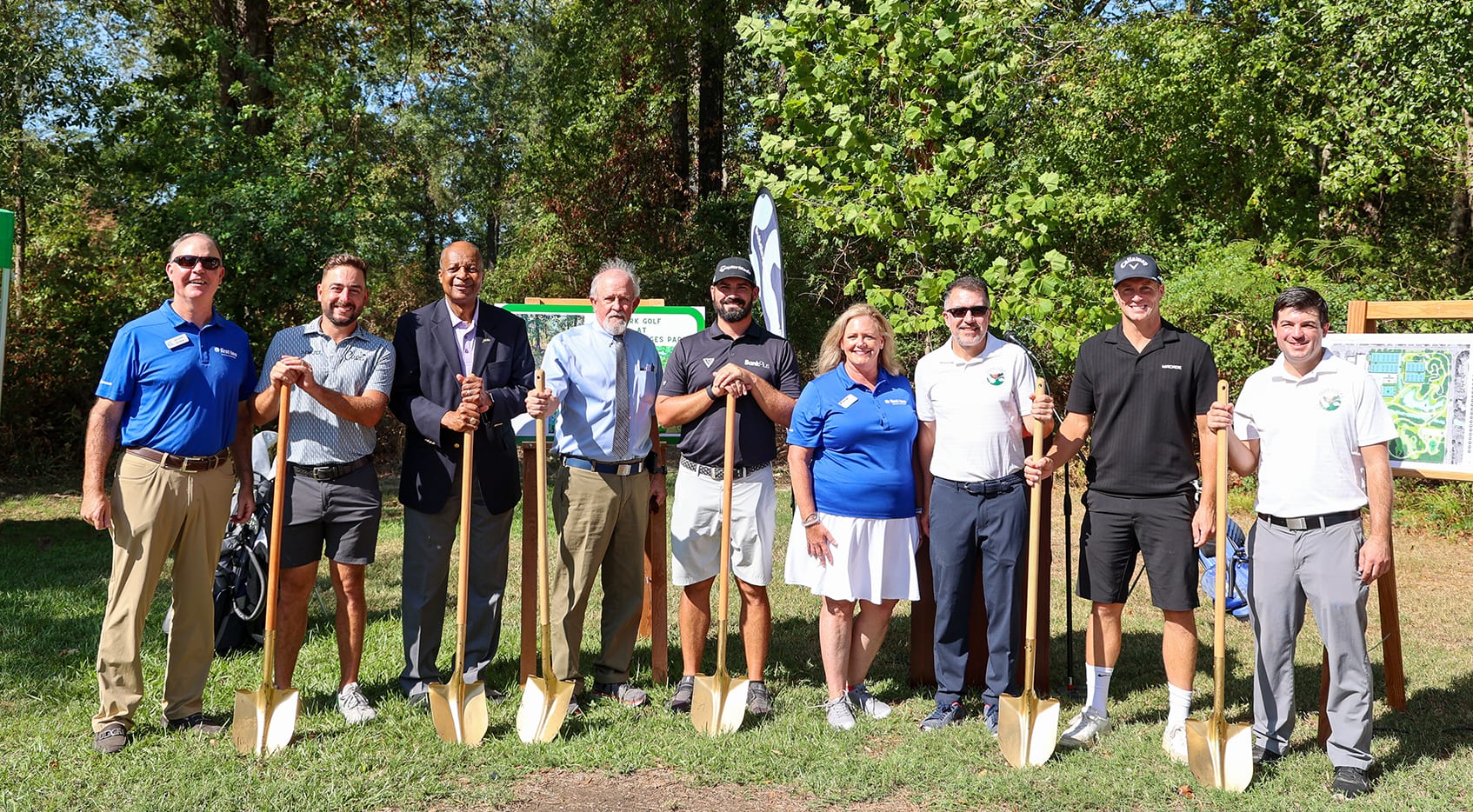 Park Golf groundbreaking takes place as part of Sanderson Farms