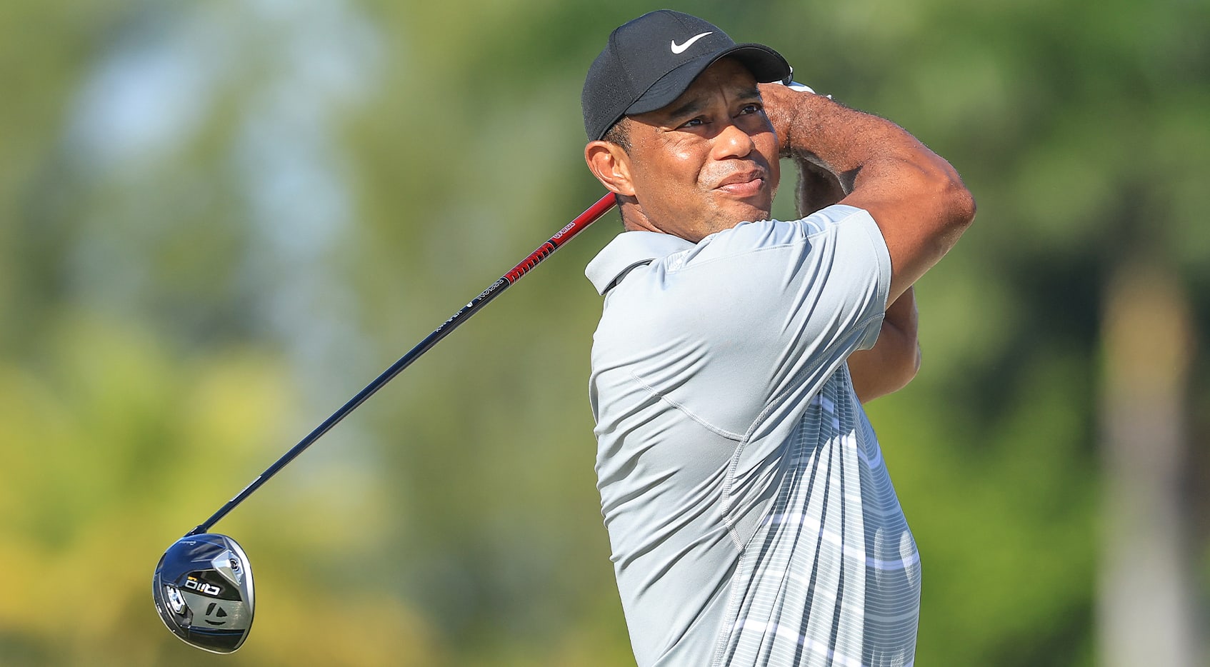 Tiger Woods using new TaylorMade Qi10 LS prototype driver at Hero - PGA ...