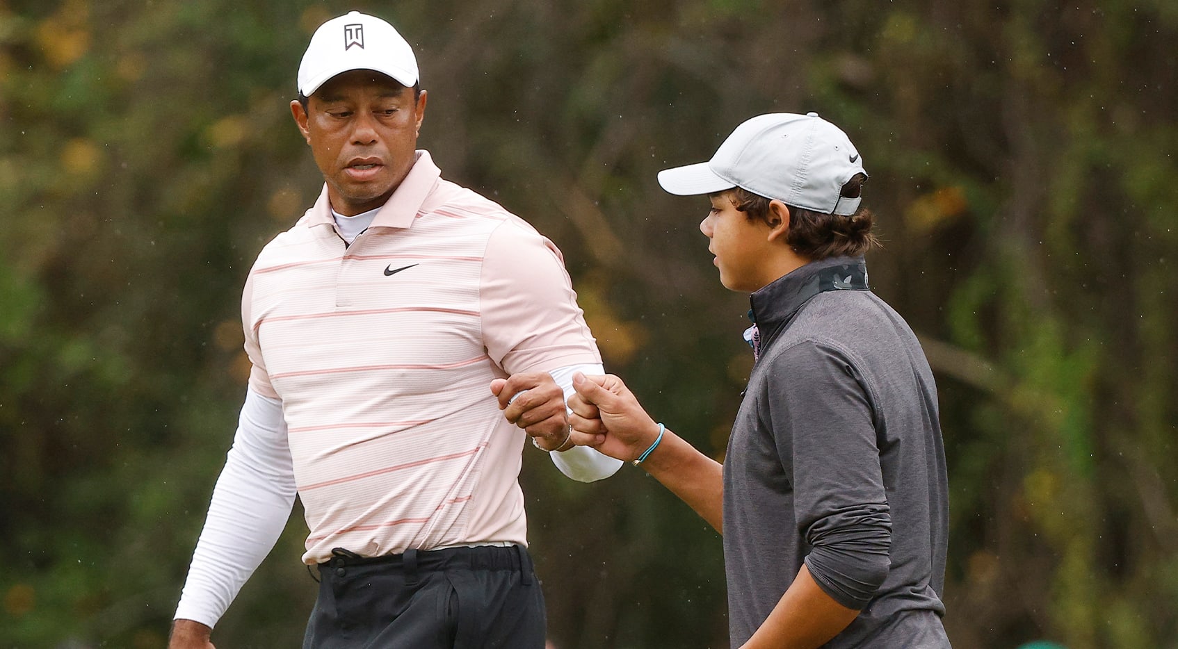 Tiger Woods and Son Charlie Play PNC Championship Together