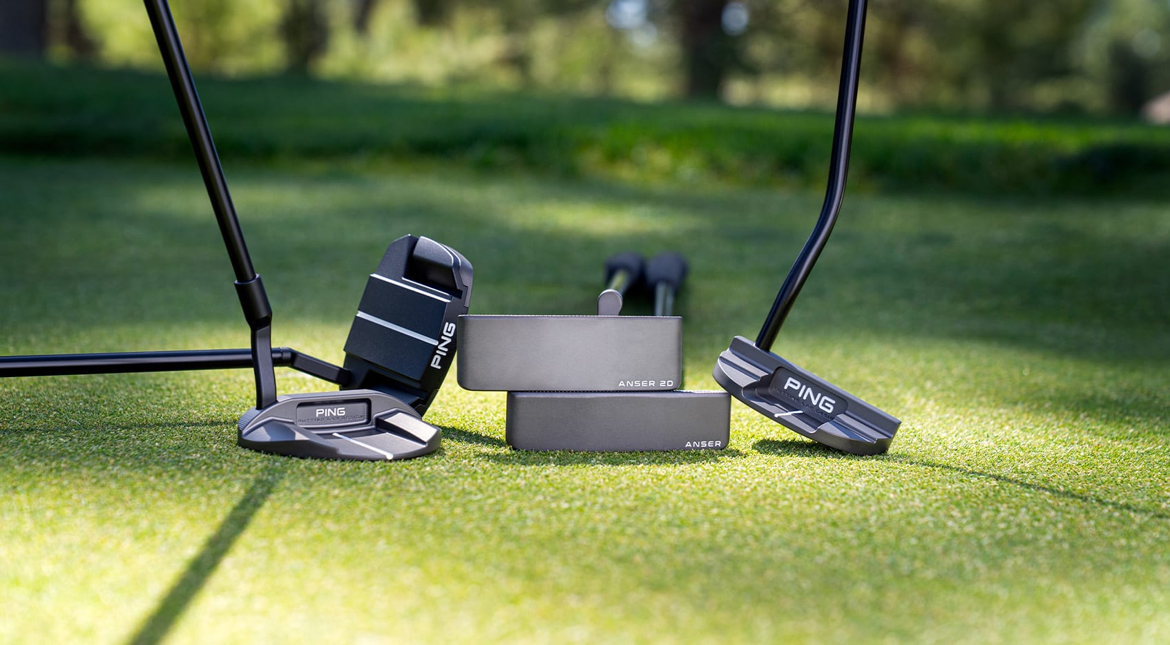 Putter Ping Anser D PLD - Issue PGA Tour - Fraisé Unique - Taille 35" - Occasion, état Correct - Right-handed
