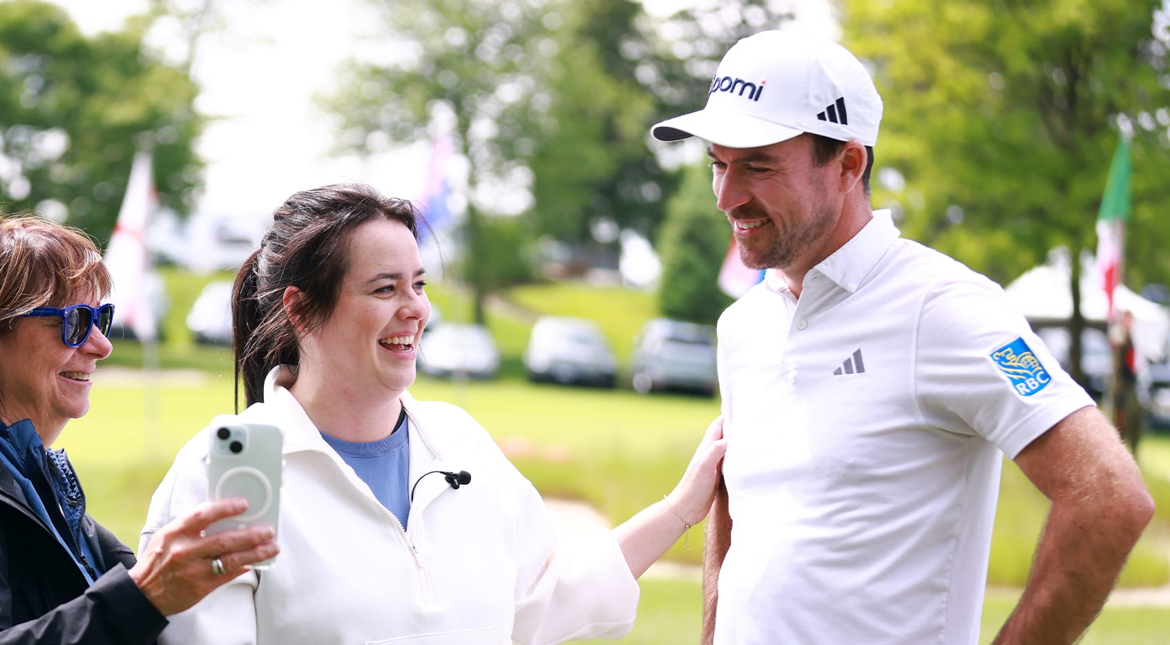 Defending champ's wife goes skydiving at RBC Canadian Open - PGA TOUR, image size:1694x934