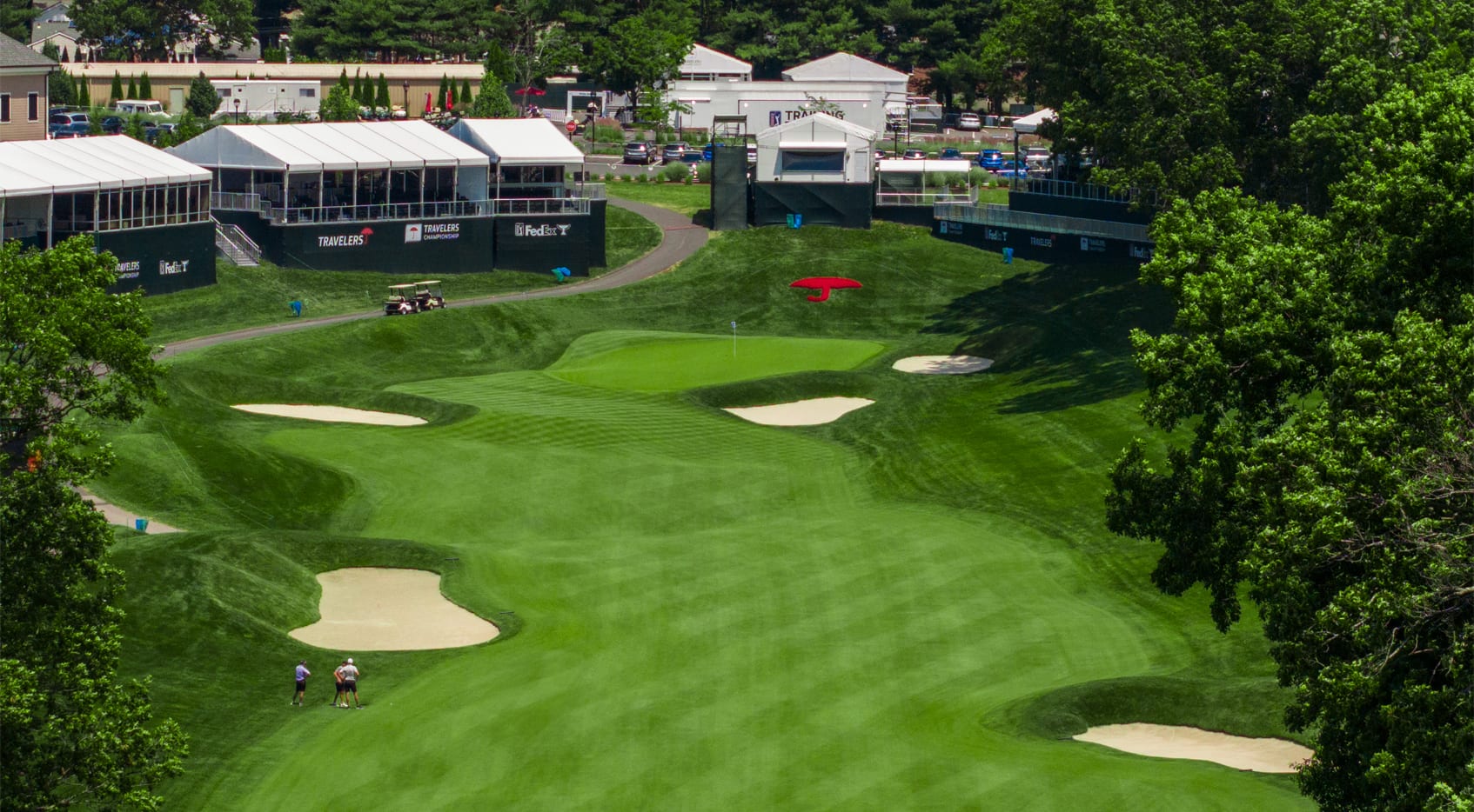 Travelers Championship Round 1 How to watch featured groups live scores tee times TV times PGA TOUR