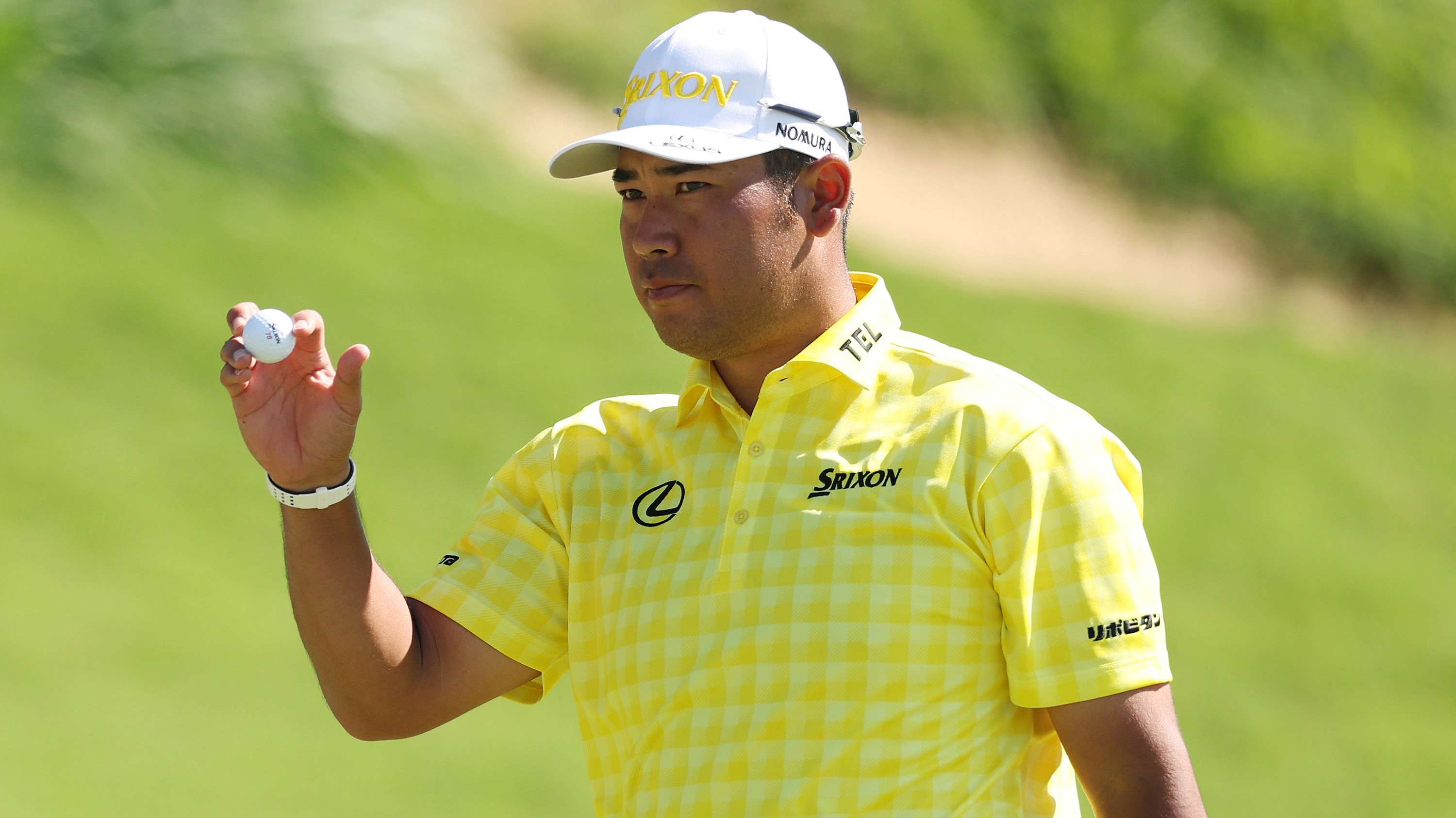 Check out new gear in bag for Hideki Matsuyama's record