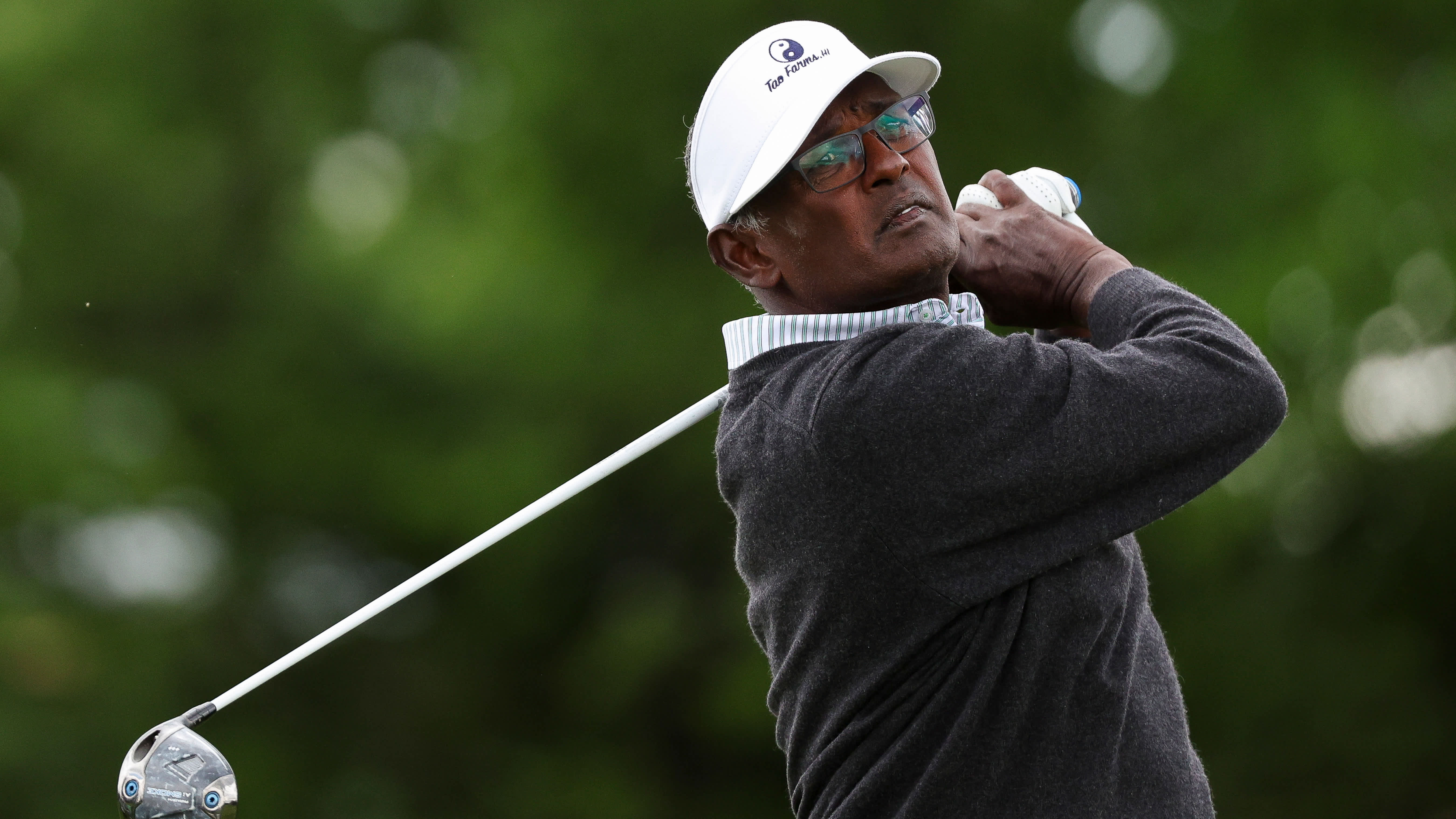 Vijay Singh tied for lead in Senior PGA Championship at