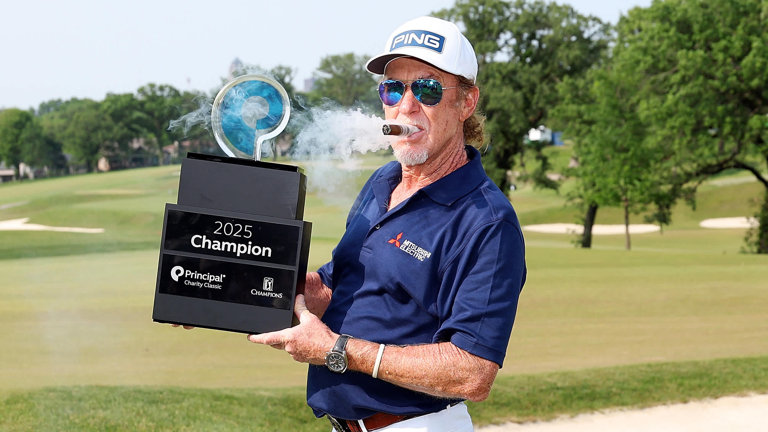 Miguel Angel Jiménez birdies first playoff hole to win Principal