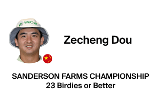 Marty Dou - Sanderson Farms Championship - 23 Birdies or Better