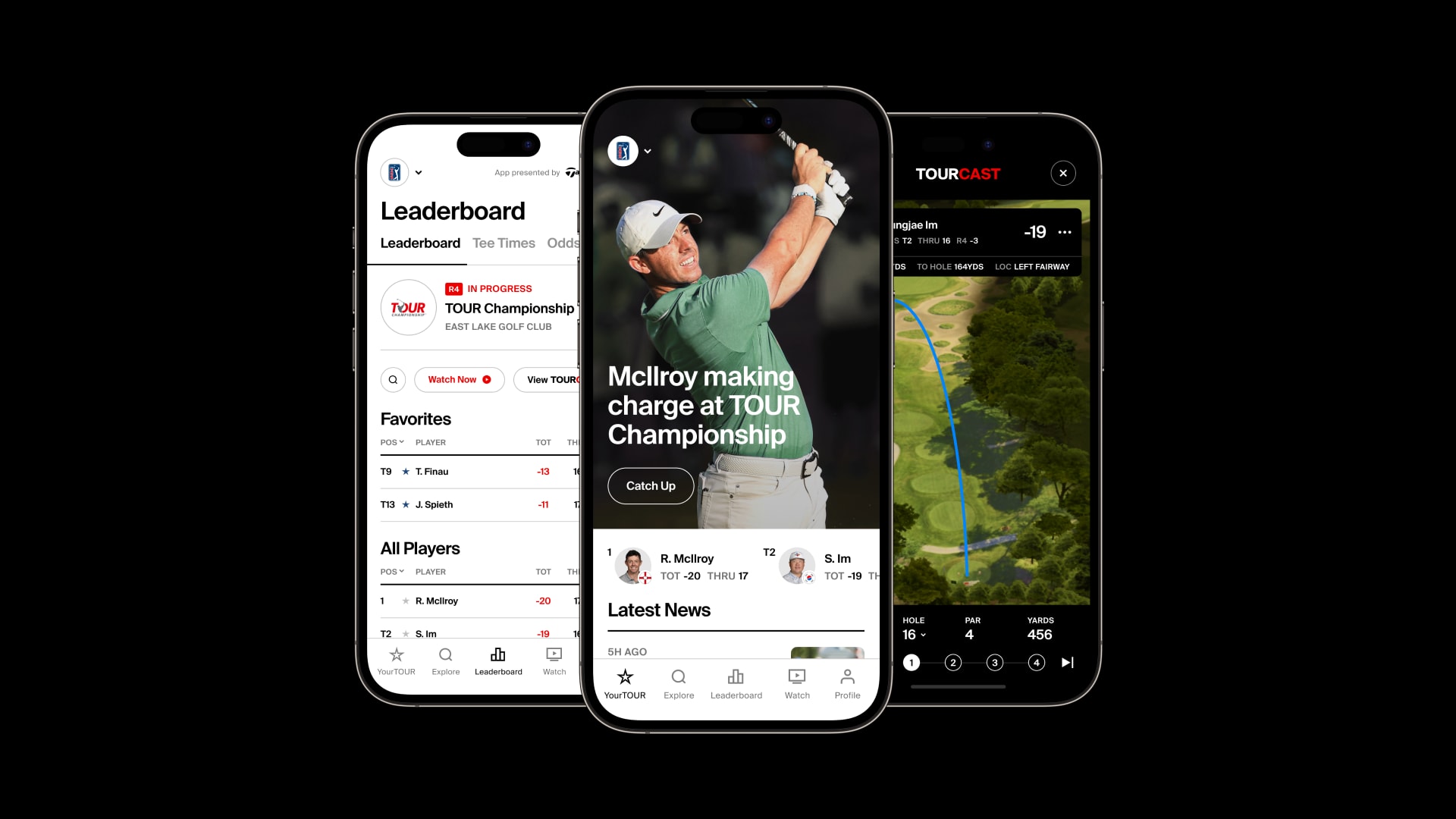 pga tour app clubs