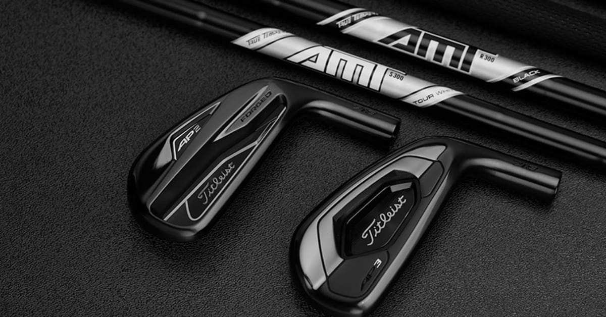 タイトリスト 718 AP2 BLACK Limited Edition 6本組 Titleist's new limited-edition, all-black AP2 and AP3 irons