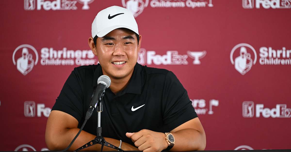 Tom Kim back in happy place at Shriners Children’s Open PGA TOUR