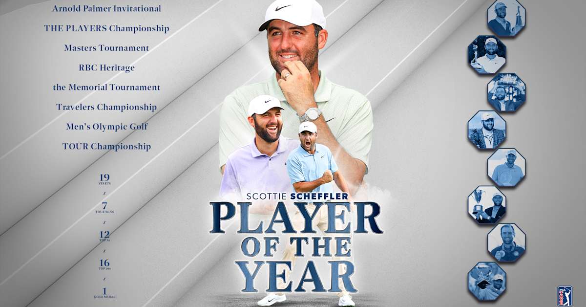 FedExCup champion Scottie Scheffler named PGA TOUR Player of the Year