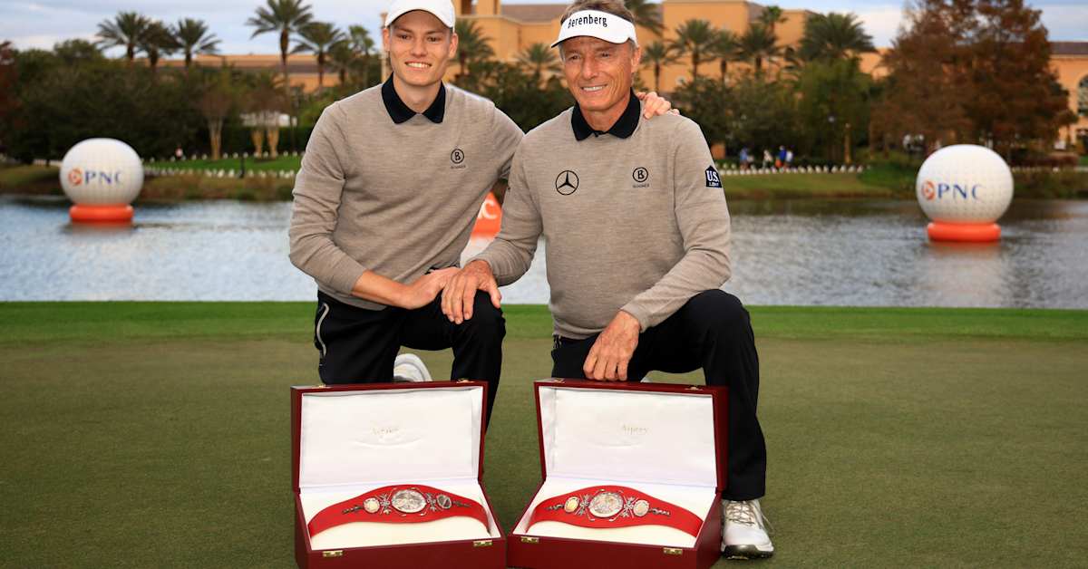 Team Langer edges Team Woods in PNC Championship playoff