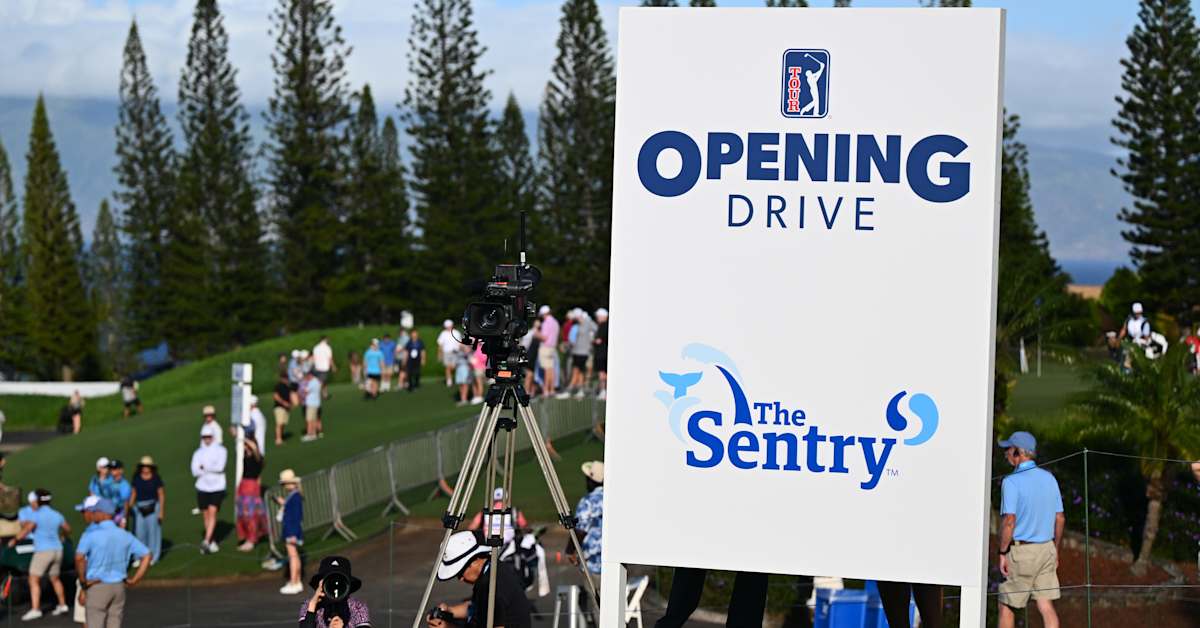 Sentry golf tournament tee times top