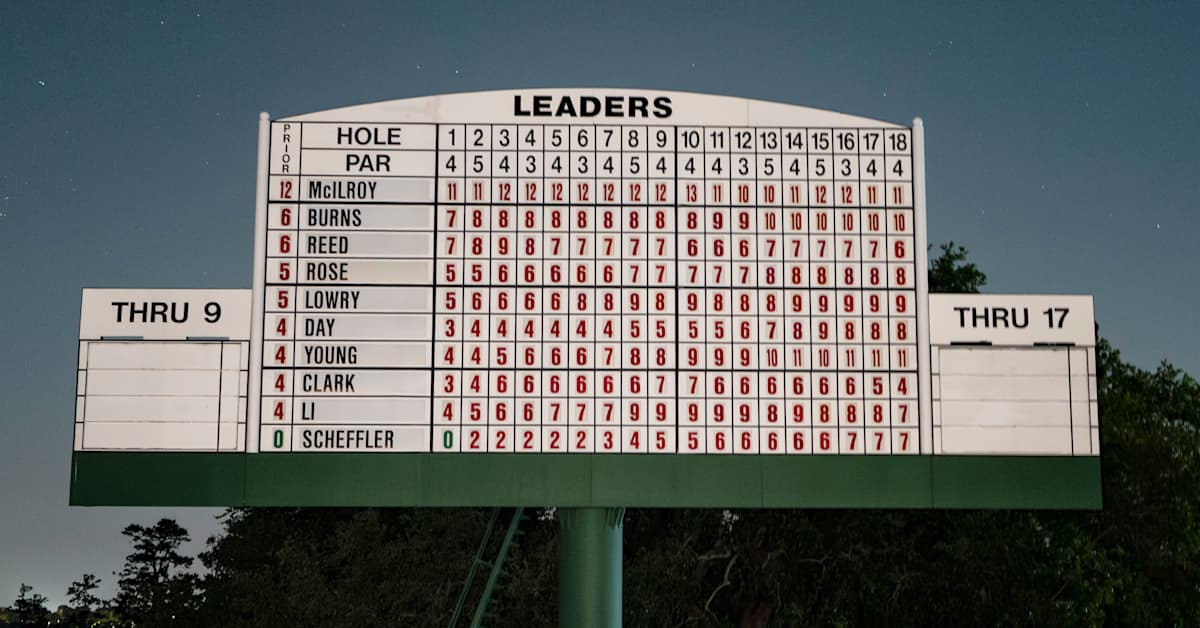 Masters 2026: Follow final-round action from Augusta National 