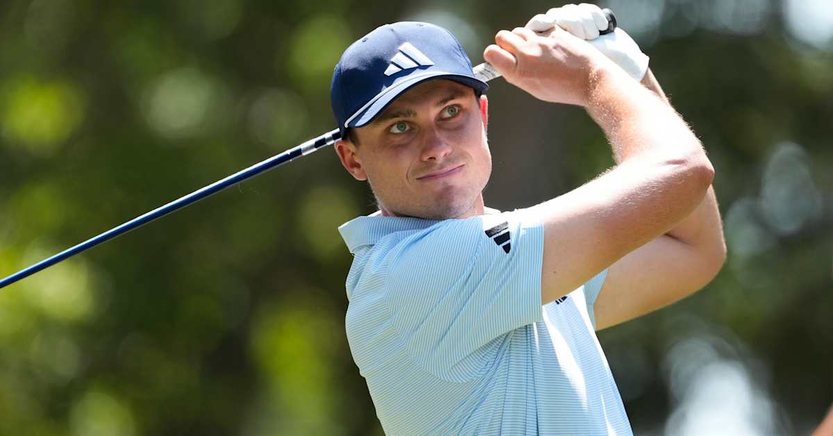 Ludvig Åberg cleans up his game and leads at Harbour Town with first-round 63 