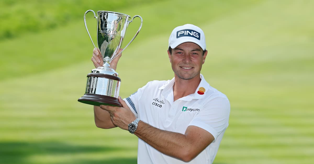 Signature Scroll: Viktor Hovland takes title at Travelers Championship, Scottie Scheffler settles fo