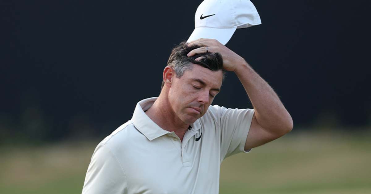 Rory McIlroy toils at British Open as putting woes leave him seven shots off first-round lead