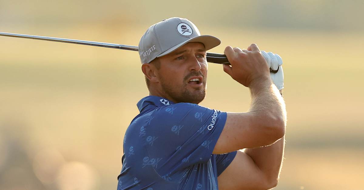 Bryson DeChambeau assessed two-stroke penalty for improving lie during second round of 2026 British