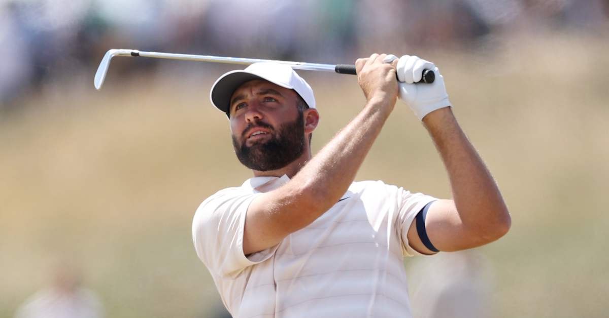 Fortuitous drop aids Scottie Scheffler’s close call at British Open