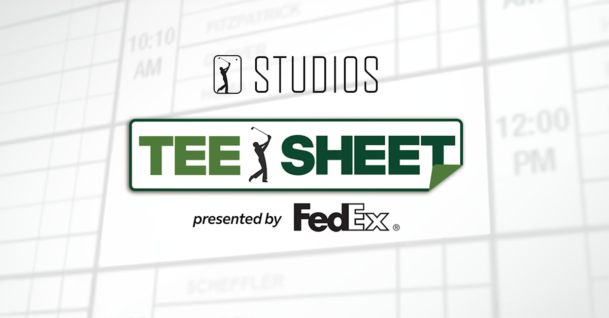 PGA TOUR Studios launches 'Tee Sheet' presented by FedEx, a new weekly FedExCup ...