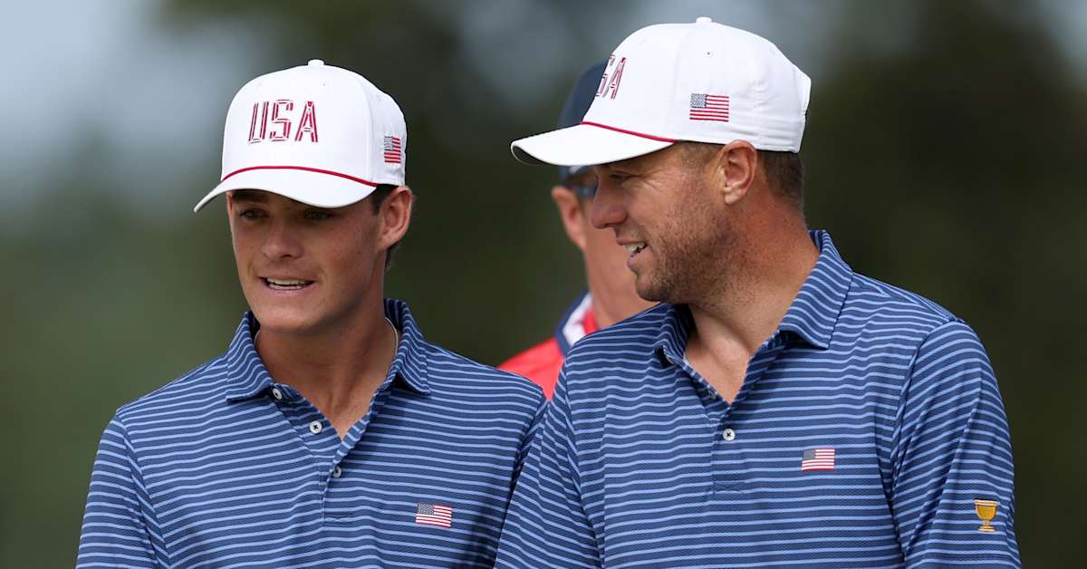 Justin Thomas and Rookie Jackson Koivun Win Presidents Cup Debut