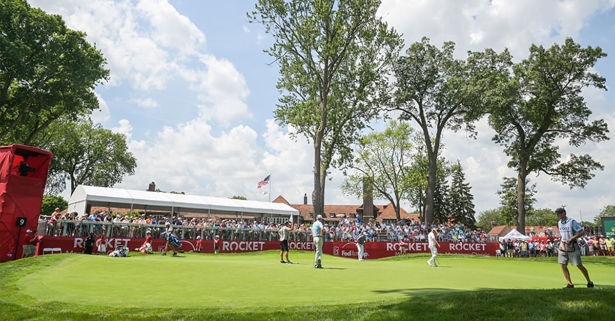 Rocket Mortgage Classic, Round 3 Leaderboard, tee times, TV times