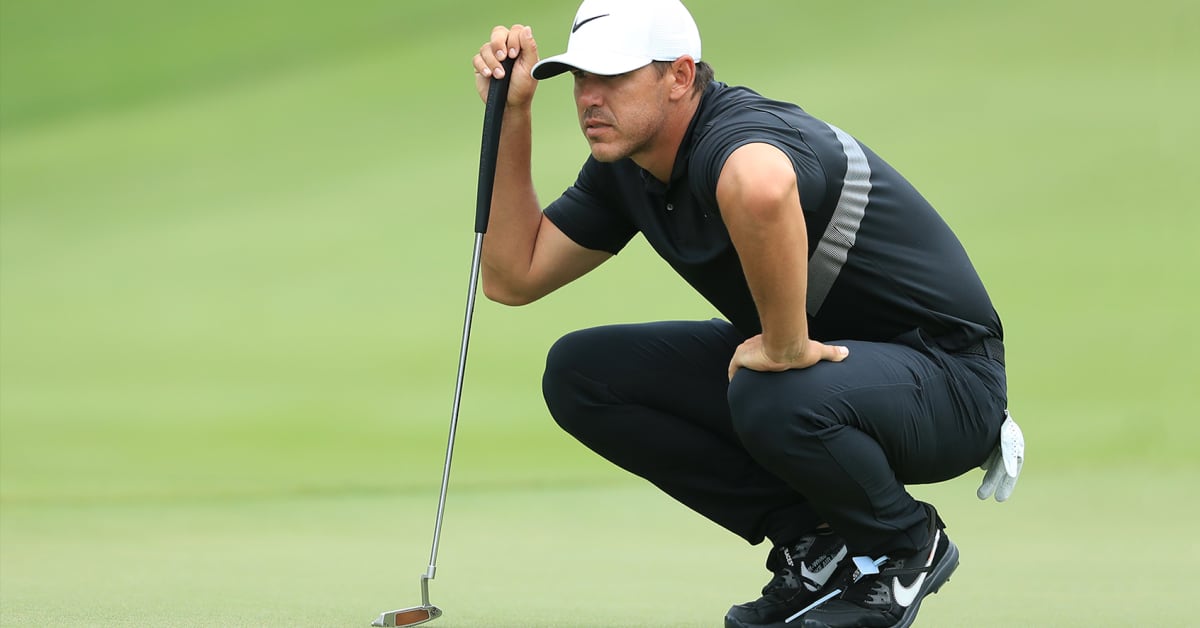 A Closer Look at Brooks Koepka's Off-White x Nike Golf Cleats