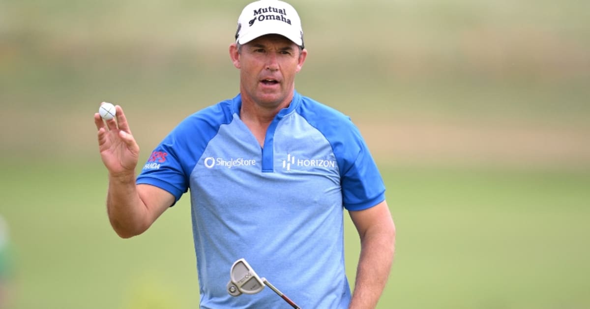 Padraig Harrington takes three-shot lead at KitchenAid Senior PGA