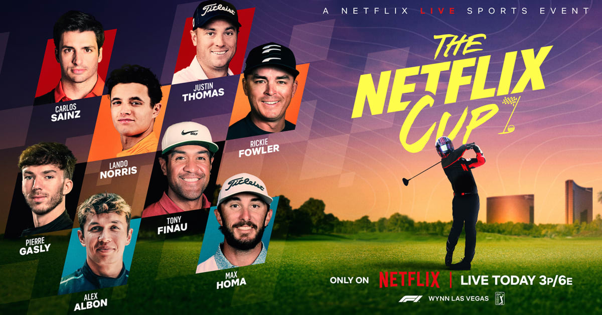 Las Vegas' Netflix Cup combines F1 with golf: Who's playing and how it  works - The Athletic