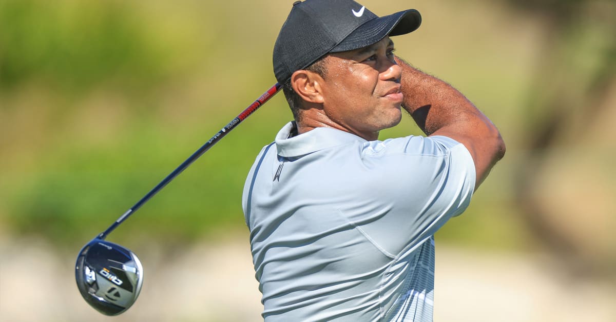 Tiger Woods using new TaylorMade Qi10 LS prototype driver at Hero PGA