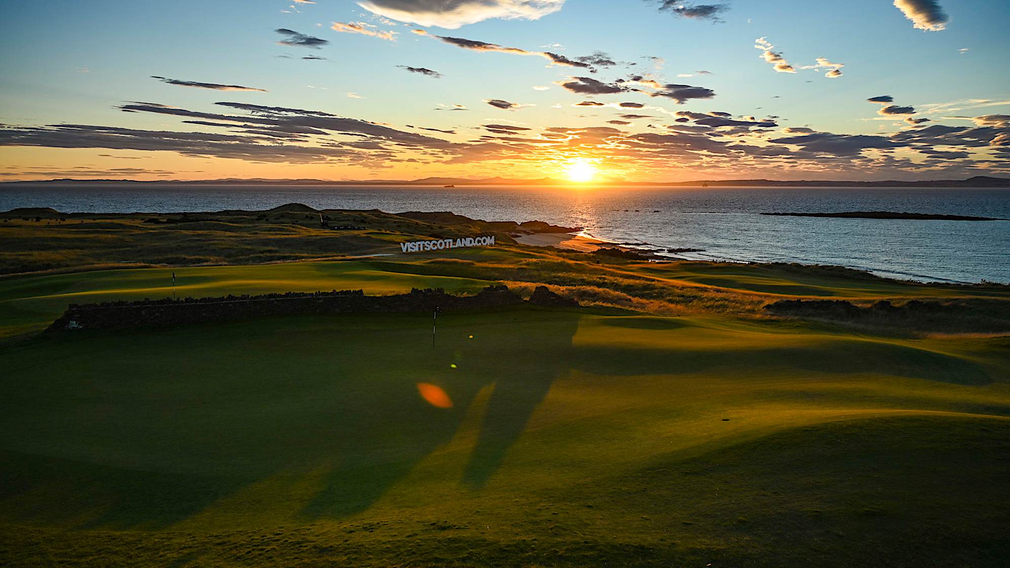 The 14th hole of The Renaissance Club in North Berwick, Scotland. (Keyur Khamar/PGA TOUR)