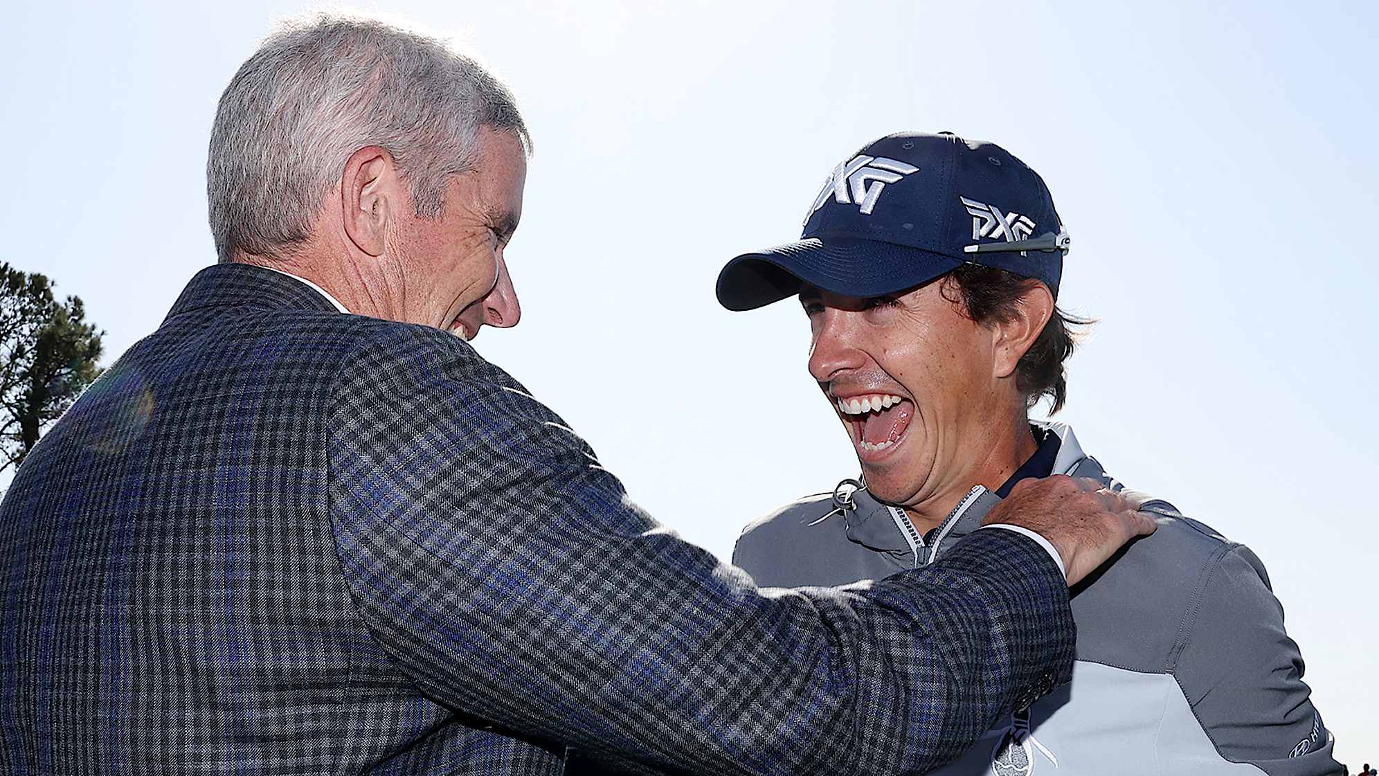PGA TOUR Commissioner Jay Monahan and Nico Echavarria during the First Timers Press Conference prior to THE PLAYERS Championship (Keyur Khamar/PGA TOUR)