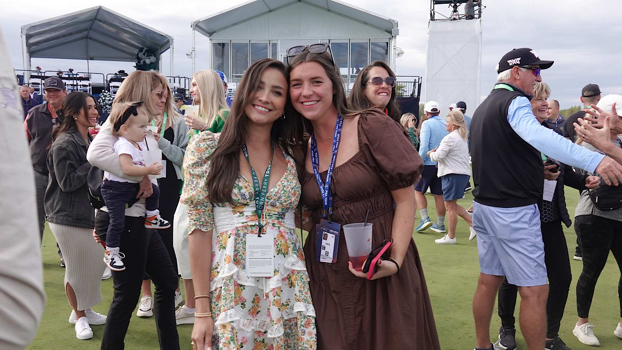 Family and loved ones of players at the PGA TOUR card ceremony. (PGA TOUR)