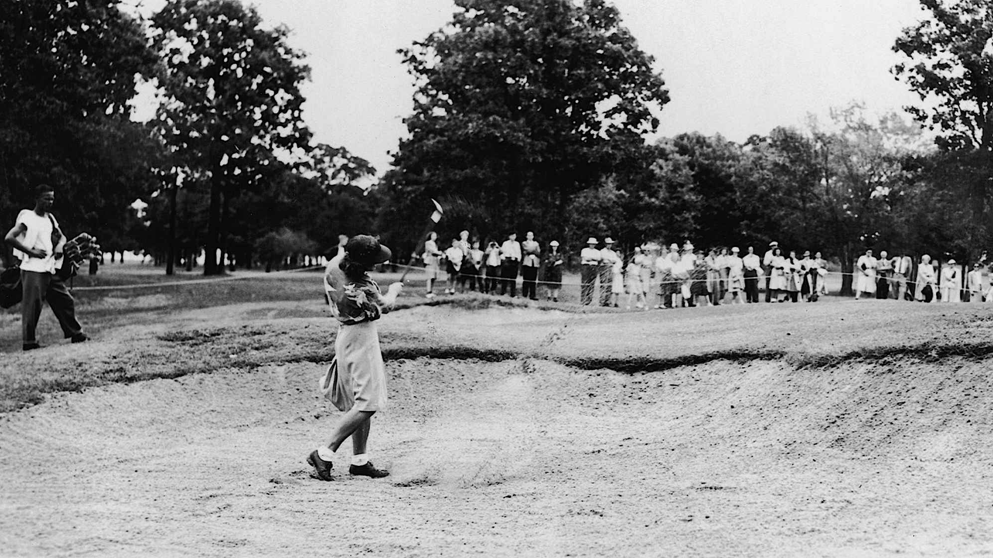 Didrikson Zaharias golfing, circa mid-1940s (Getty Images)