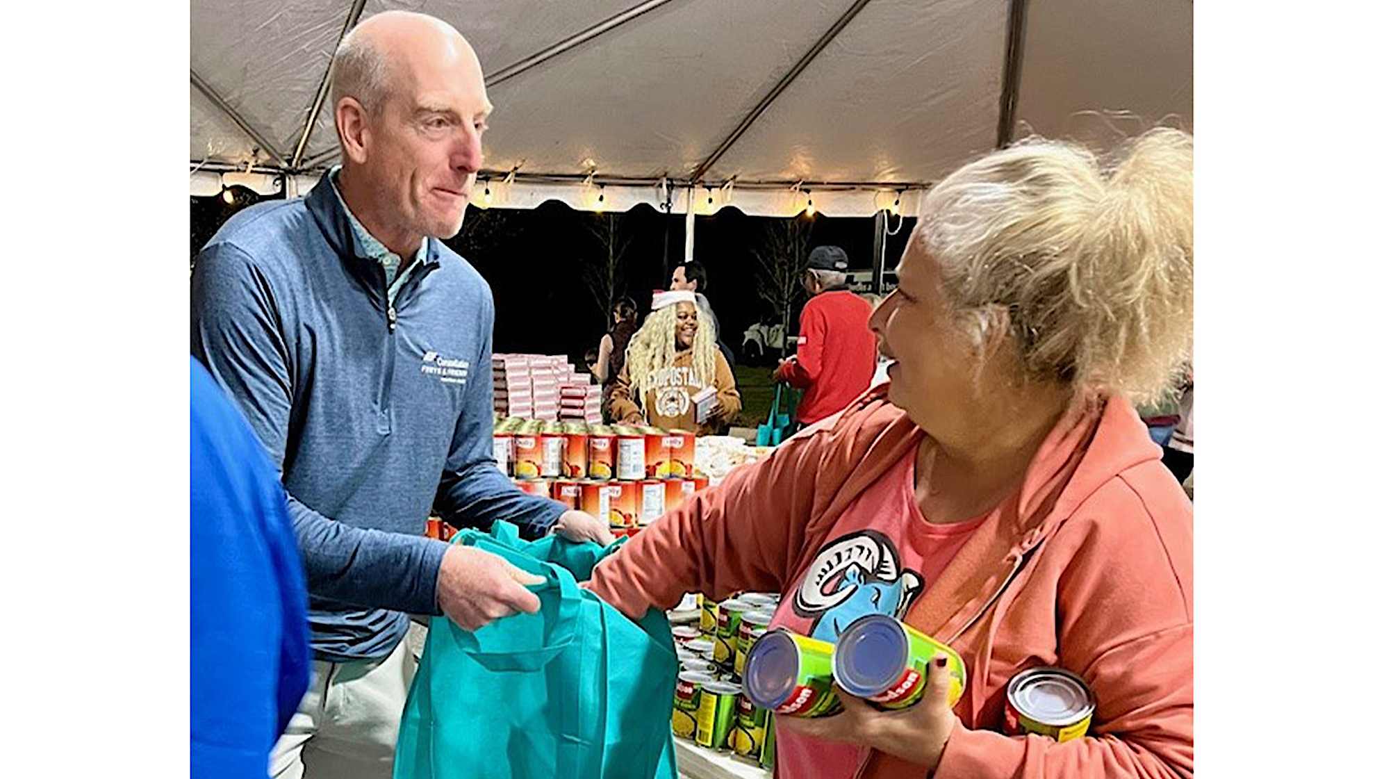 Jim Furyk at the annual Jim & Tabitha Furyk Foundation "Hope for the Holidays" event. (Photos courtesy the Jim & Tabitha Furyk Foundation)