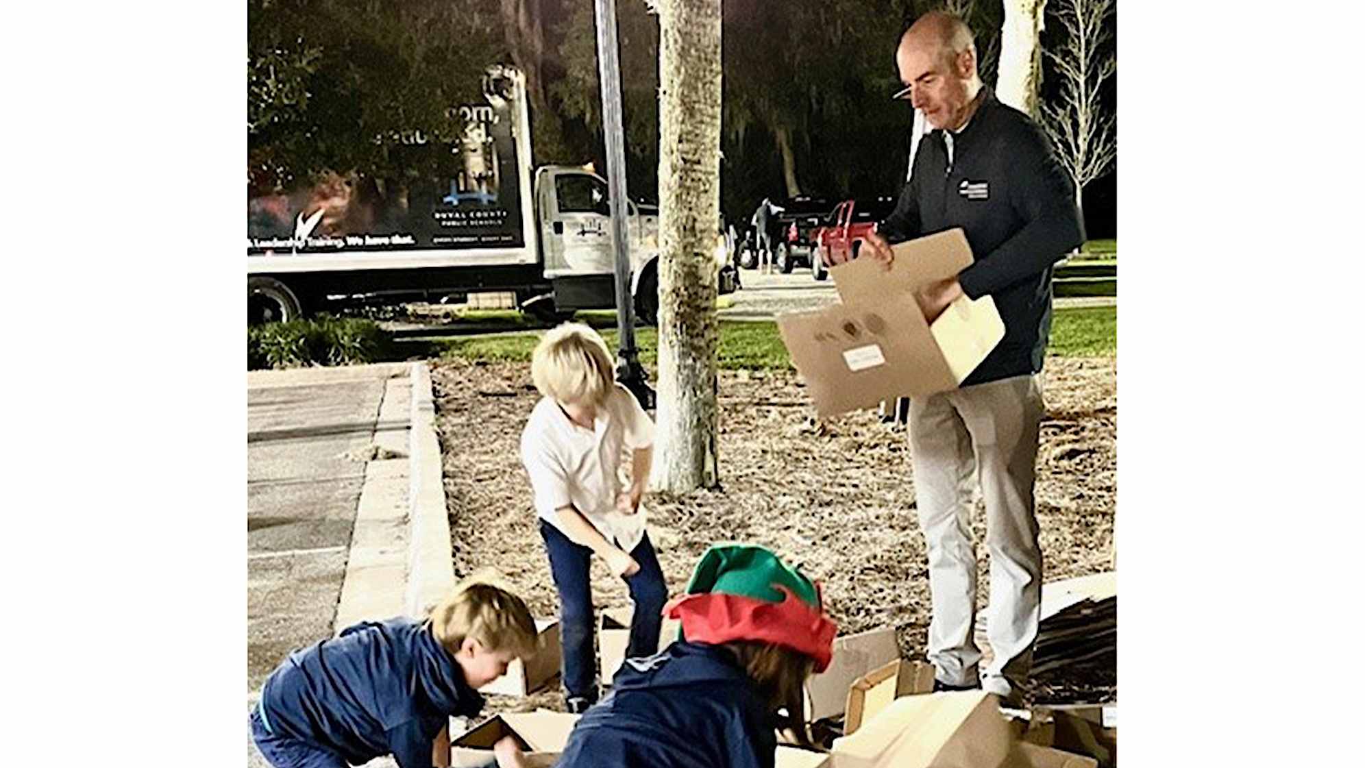 Participants and children volunteering at the Jim & Tabitha Furyk Foundation annual "Hope for the Holidays" event. (Photos courtesy the Jim & Tabitha Furyk Foundation)
