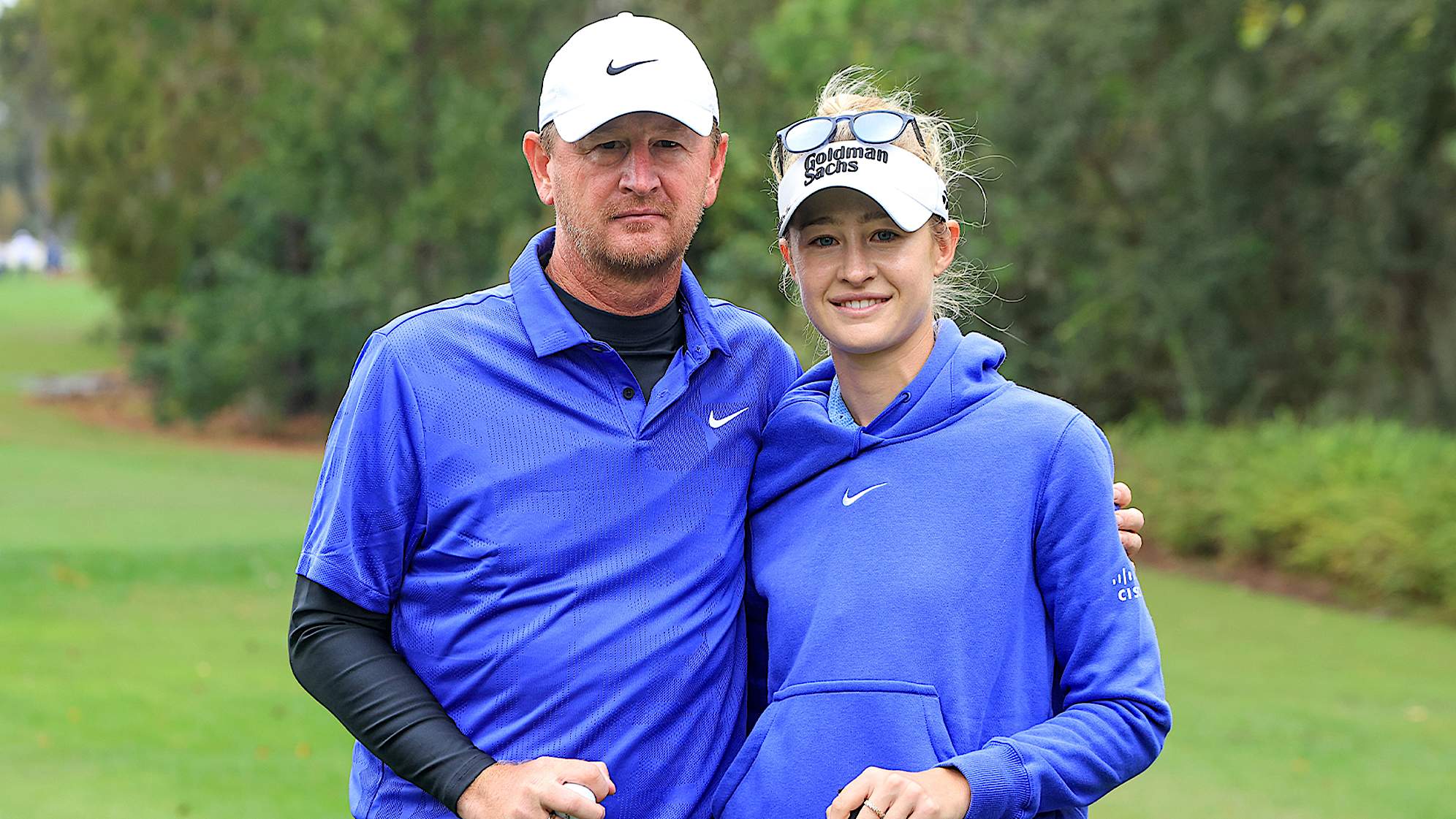 Petr and Nelly Korda during the final round of the 2023 PNC Championship. (Getty Images)