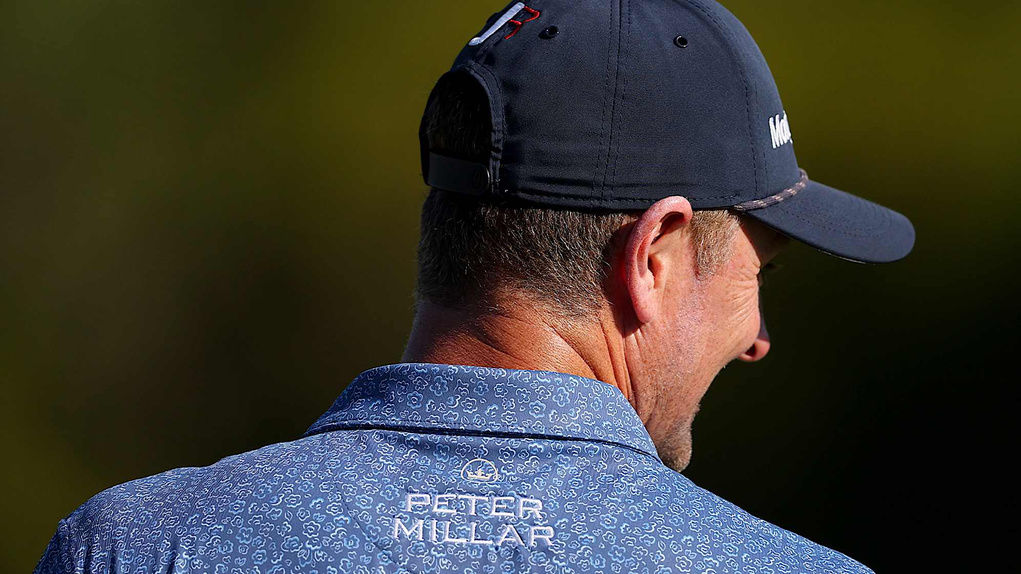 Justin Rose wearing Peter Millar at The Sentry. (Getty Images)