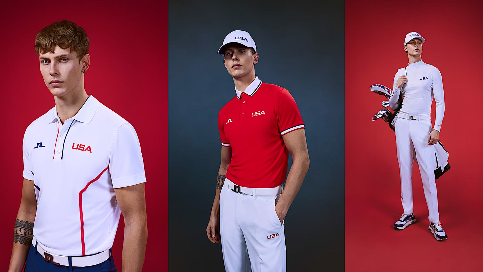 J.Lindeberg is the official partner of the USA Men's and Women's golf teams for the 2024 Summer Olympics. (Courtesy J.Lindeberg)