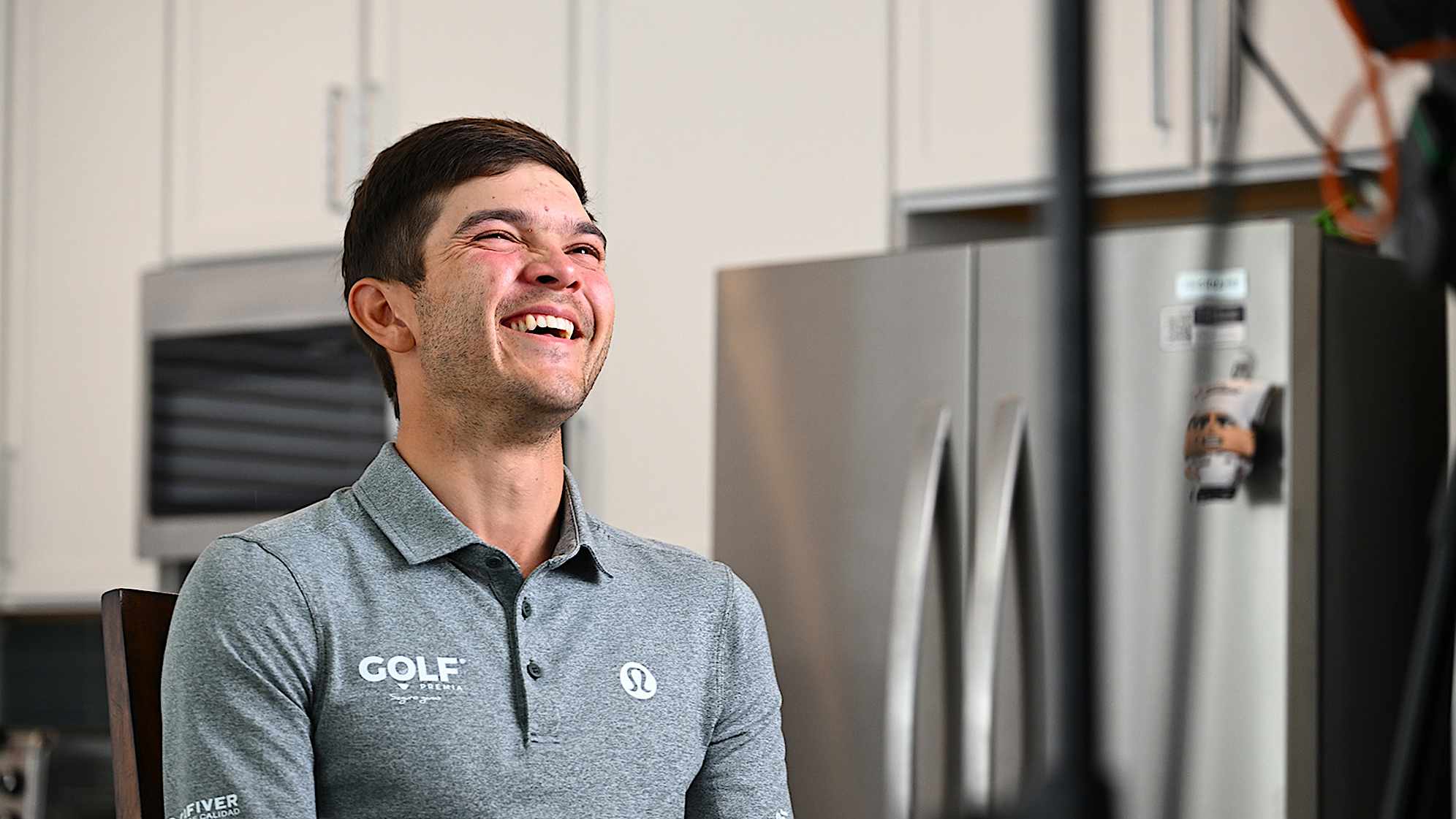 Behind the scenes with Raul Pereda at his home in Saint Augustine, Florida. (Jennifer Perez/PGA TOUR)